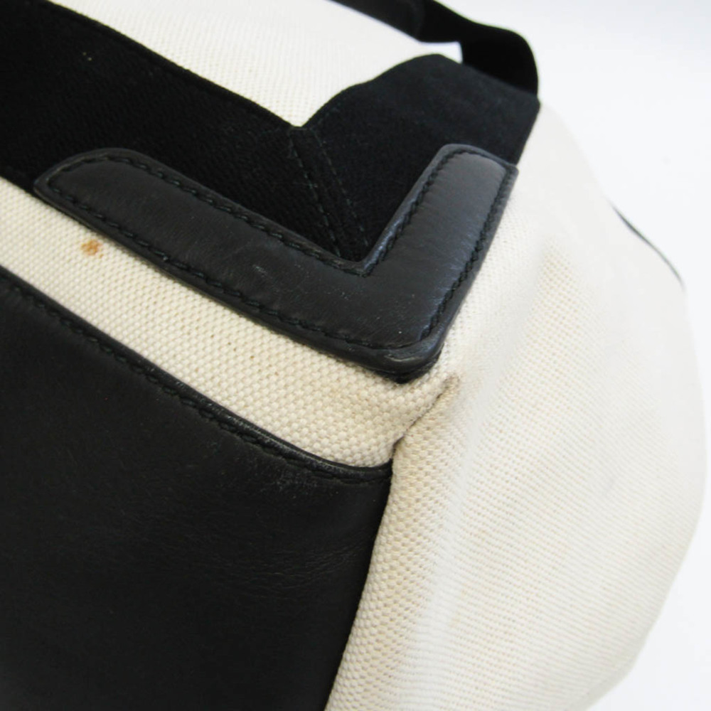 Balenciaga Navy Cabas 339936 Men,Women Canvas,Leather Handbag,Shoulder Bag,To... - Picture 4 of 13